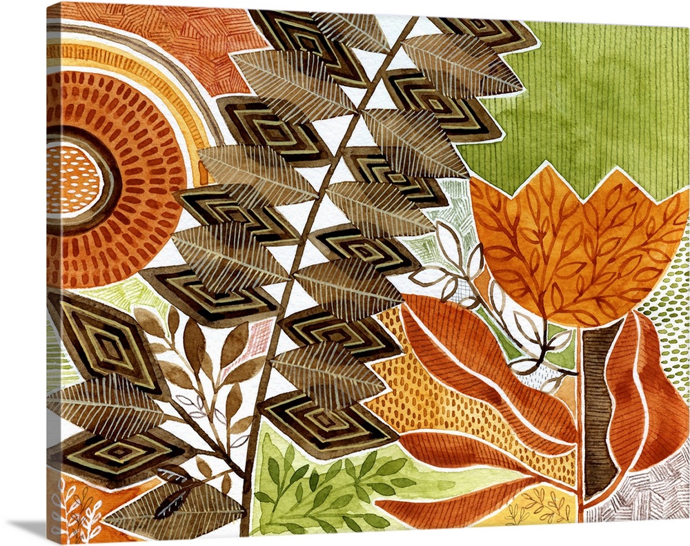 Layered Botanical Watercolour 5