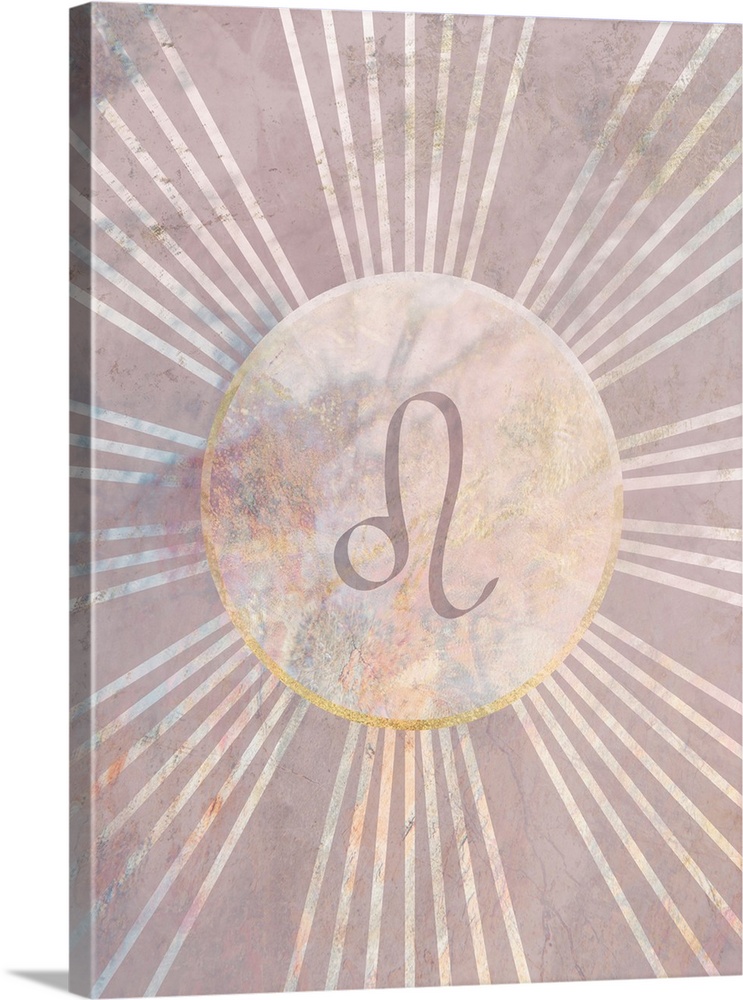 Leo Boho Star Sign Sun