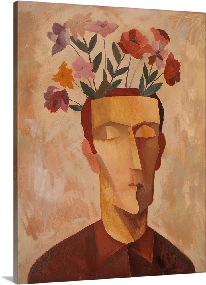 Man With Flowers