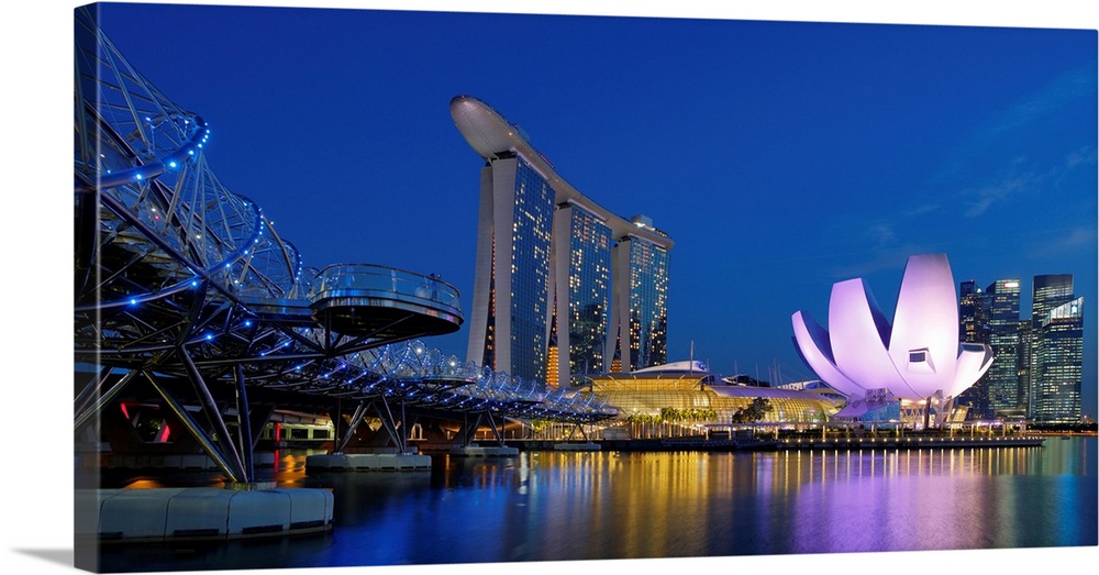 Marina Sands Bay - Blue Hour