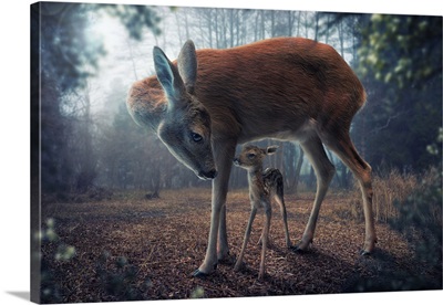 Mother and Fawn