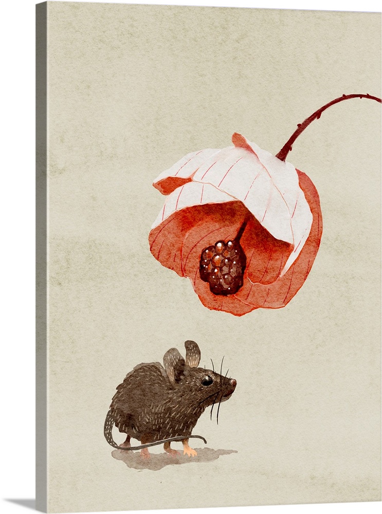 Mouse And Flower