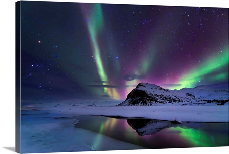 Northern Lights Reflection | Great Big Canvas