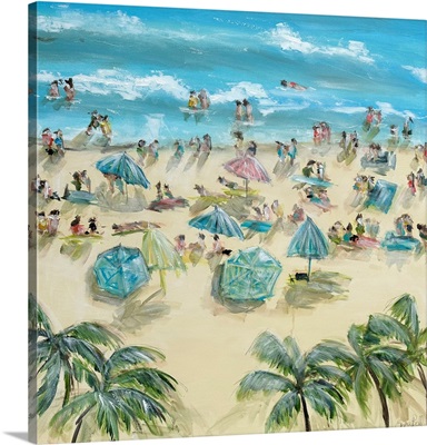 Palms And Umbrellas