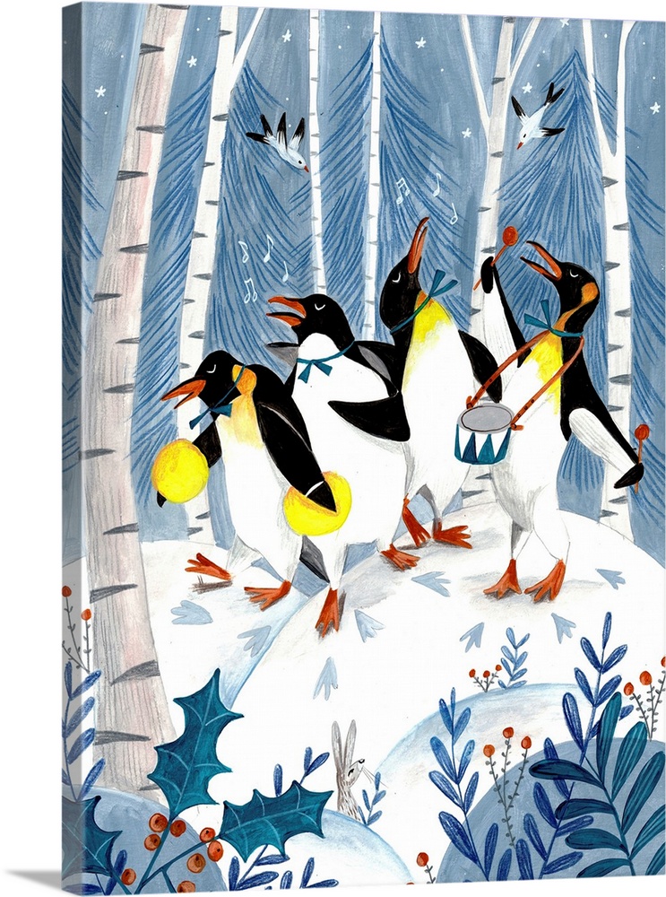 Penguins Make Music In The Forest