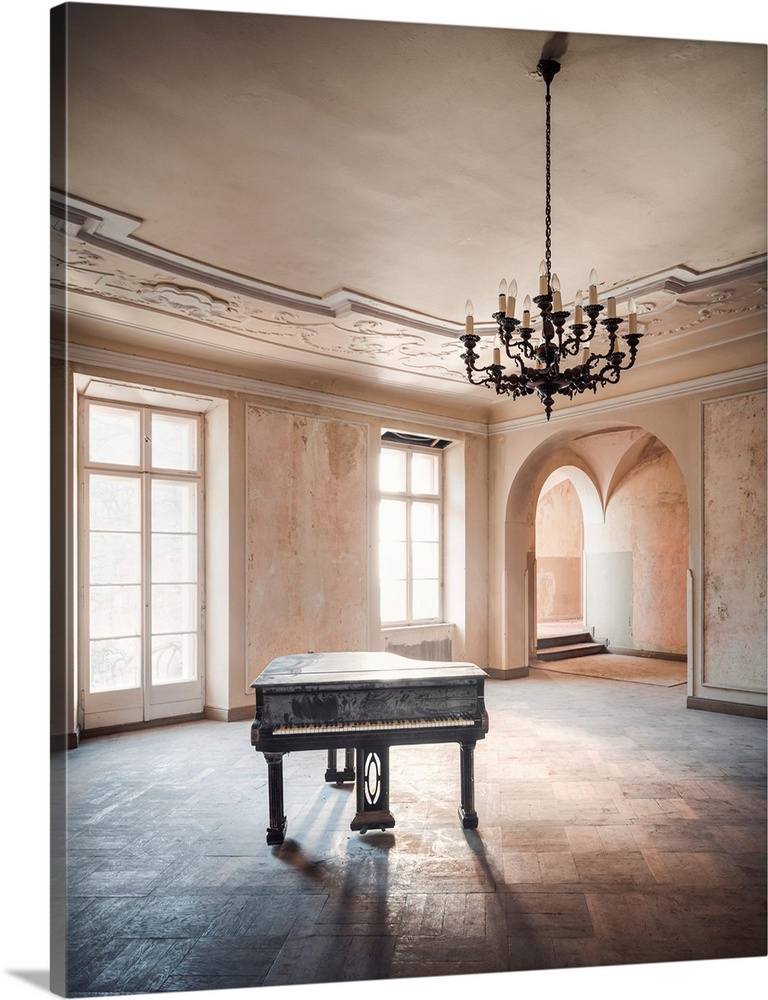 Piano In An Abandoned Castle