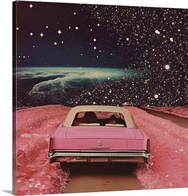 Pink Cruise In Space