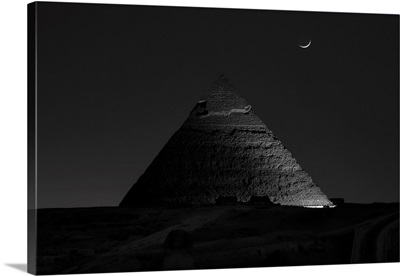 Pyramid At Night