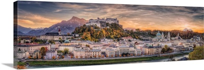 Salzburg In Fall Colors
