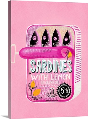 Sardines Tin Can Pink