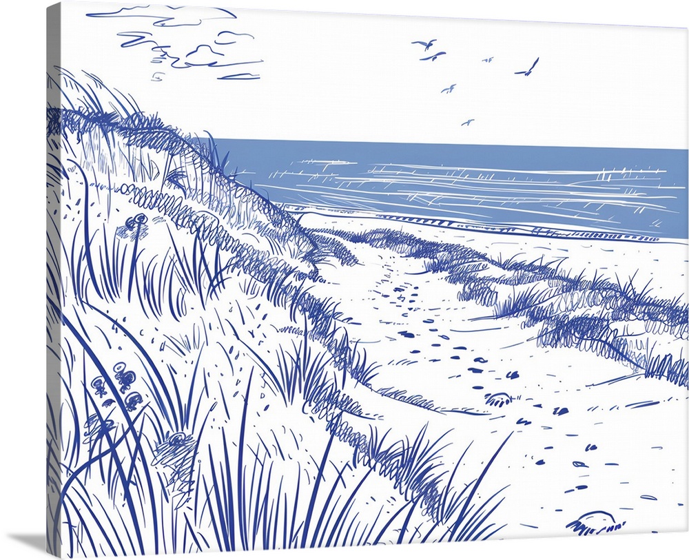 Seaside Sketch Horizontal