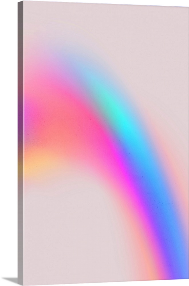 Solid Rainbow Digital Paper, Pastel Rainbow Printable Paper