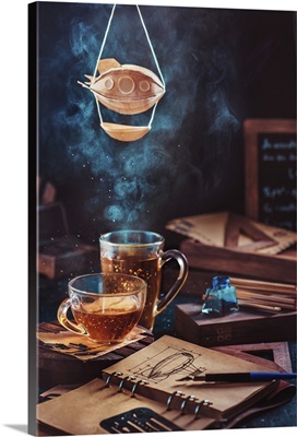 Steampunk Tea (With A Blimp)