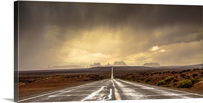 Storm In Monument Valley