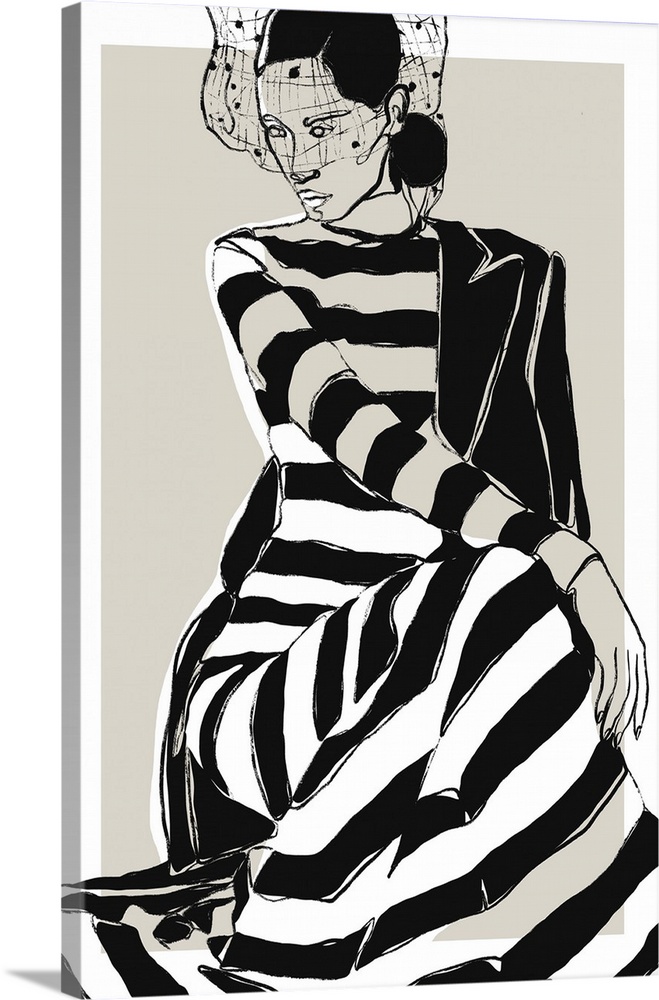 Striped Elegance II