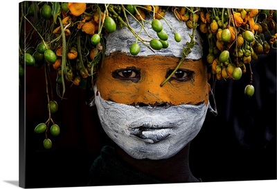 Surma Tribe Girl, Ethiopia