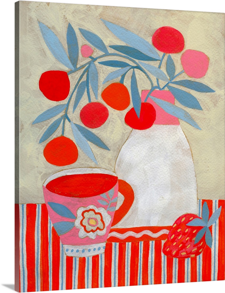 Tea And Strawberries