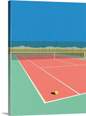 Tennis Court In The Desert