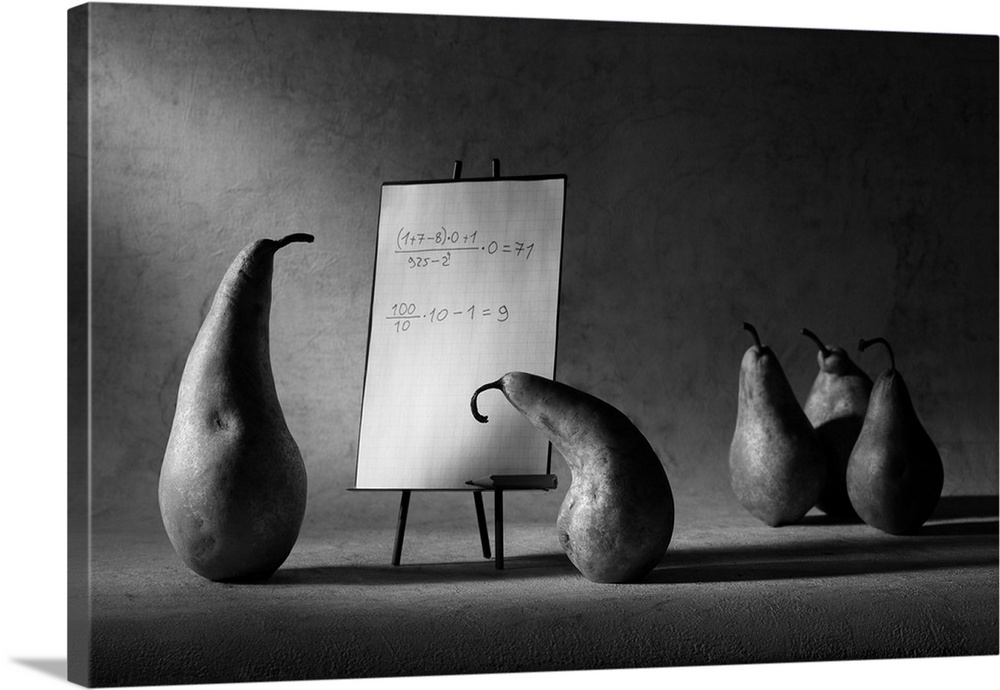 Pears representing a teacher and a failing student.