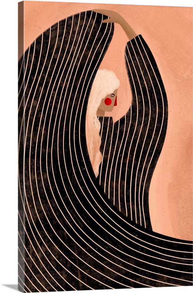 The Woman With The Black Dress