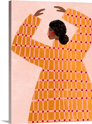 The Woman With The Checked Dress