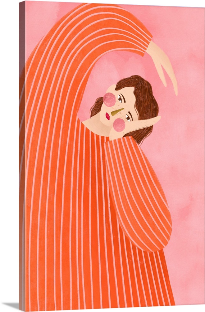 The Woman With The Orange Dress