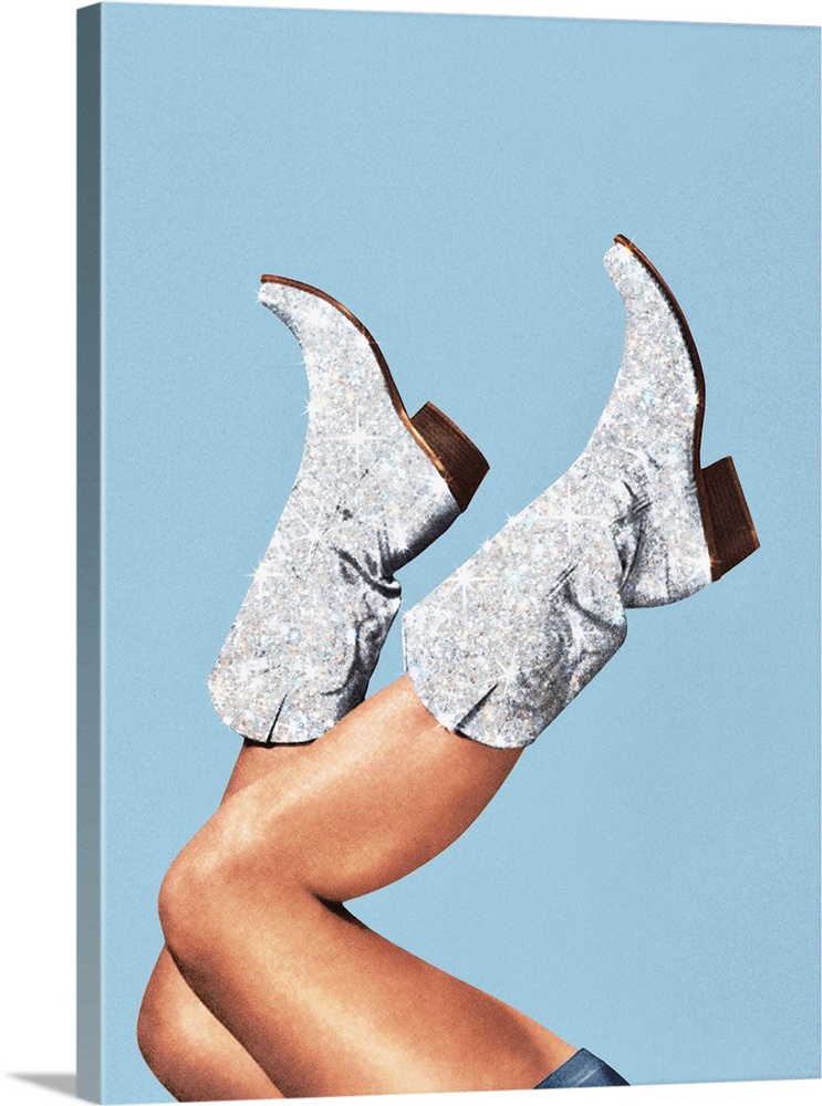 These Boots Glitter Blue II