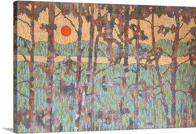 Through The Pine Branches