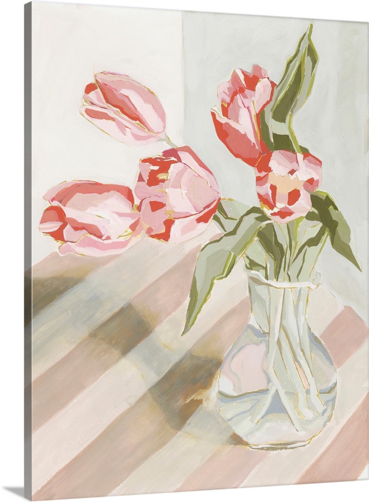 Tulips In A Vase