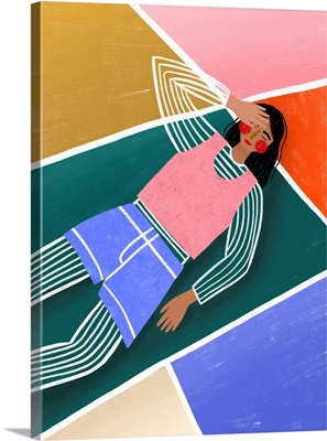 Vibrant Lady Resting