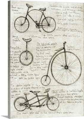 Vintage Bicycle Sketches
