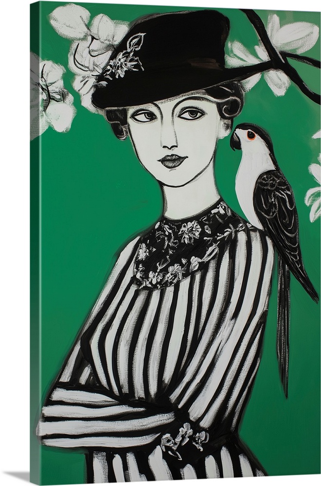 Vintage-Inspired Woman