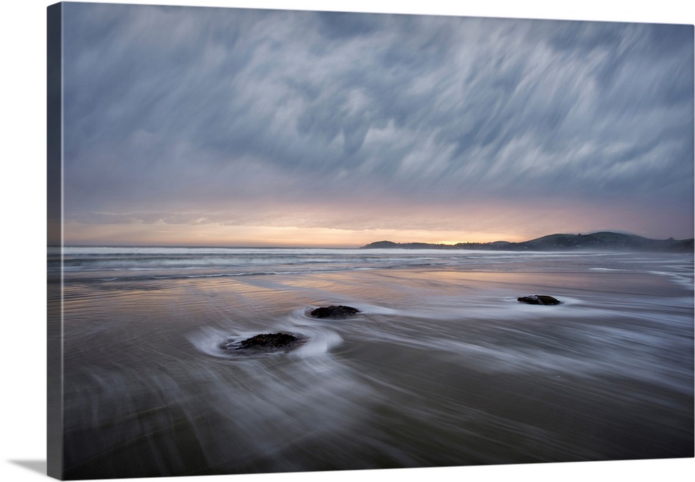 Windy Dawn At Koekohe Beach