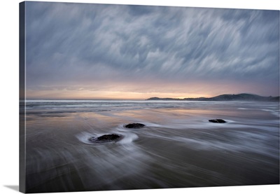 Windy Dawn At Koekohe Beach
