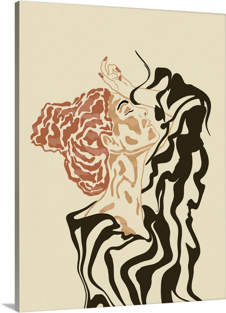 Woman In A Striped Blouse