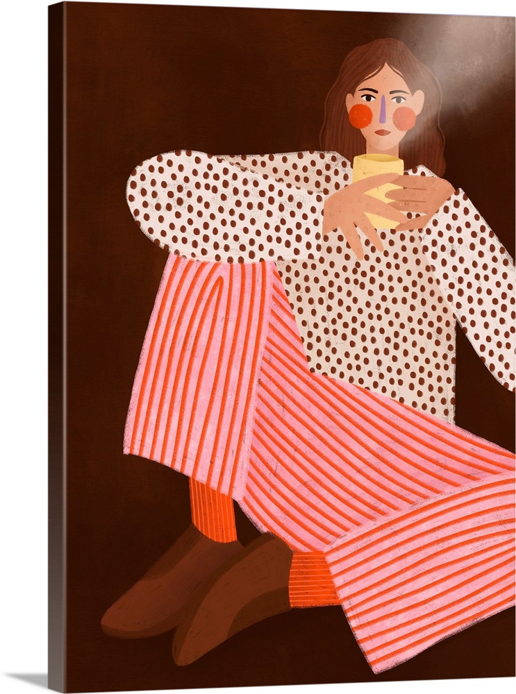 Woman With The Cup Of Tea