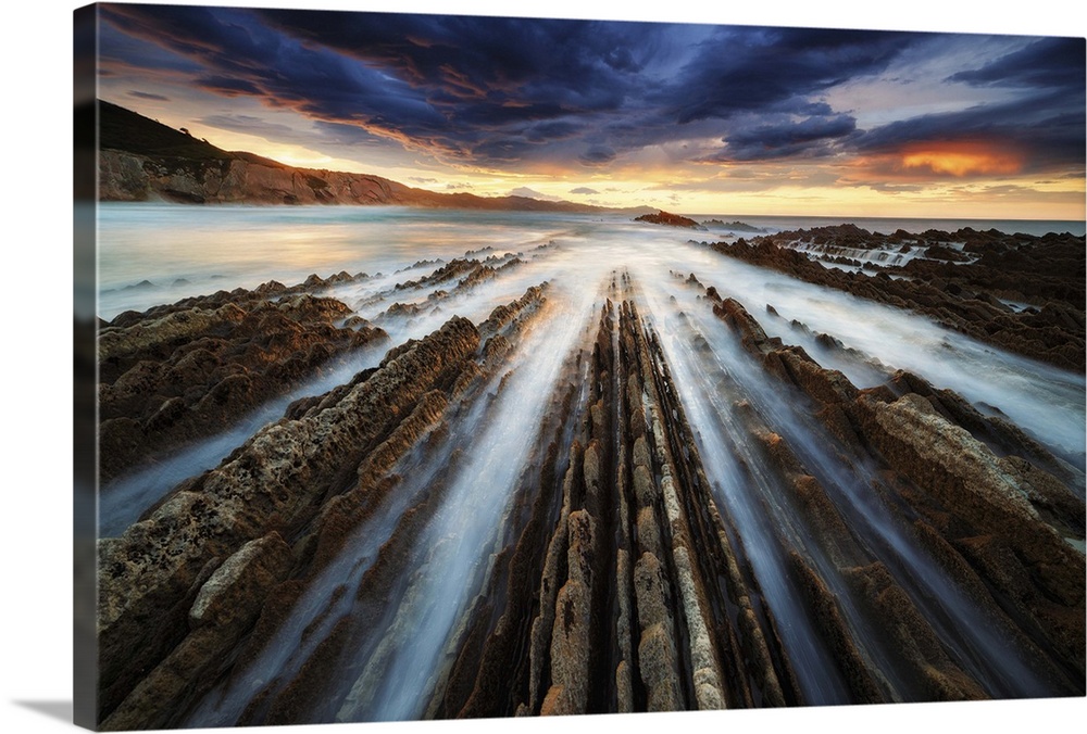 A dramatic photograph of Spanish Coastal landscape.