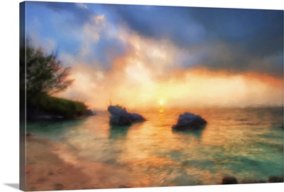 Bermuda Sunset Painted II