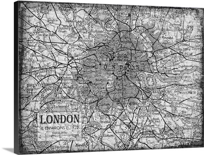 Environs London Black and White