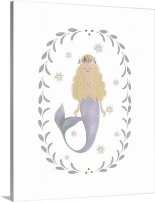 Mermaid Garland Purple Tail