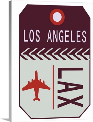 Vintage Travel Tag - LAX
