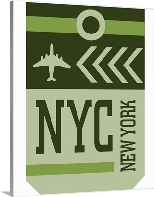 Vintage Travel Tag - NYC