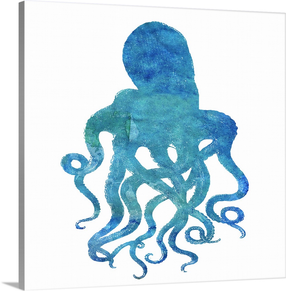 Watercolor Ocean - Octopus II