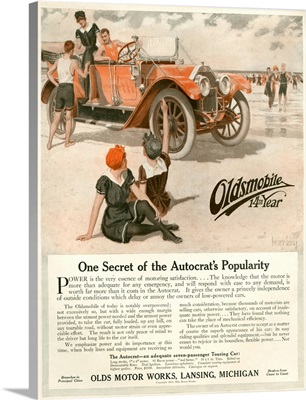 1910's USA Oldsmobile Magazine Advert