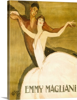 1920's USA Emmy Maglianii Poster