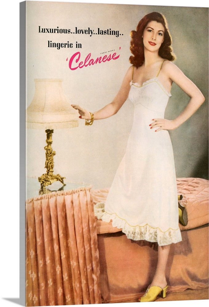 1940's UK Celanese Lingerie Magazine Advert