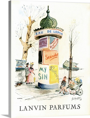 1940's UK Lanvin Magazine Advert