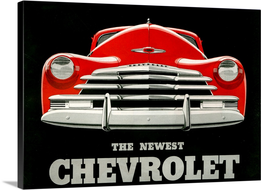 1940s USA Chevrolet Magazine Advert (detail)