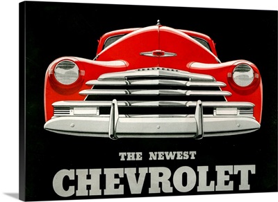 1940's USA Chevrolet Magazine Advert (detail)