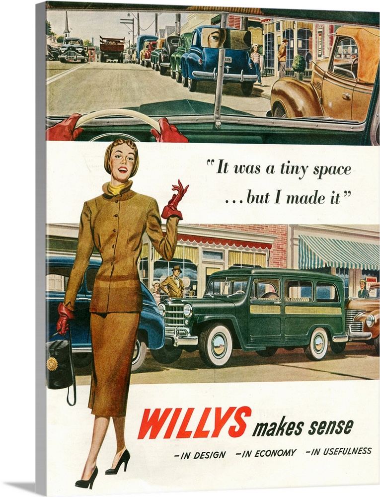 1940s USA Willys Magazine Advert
